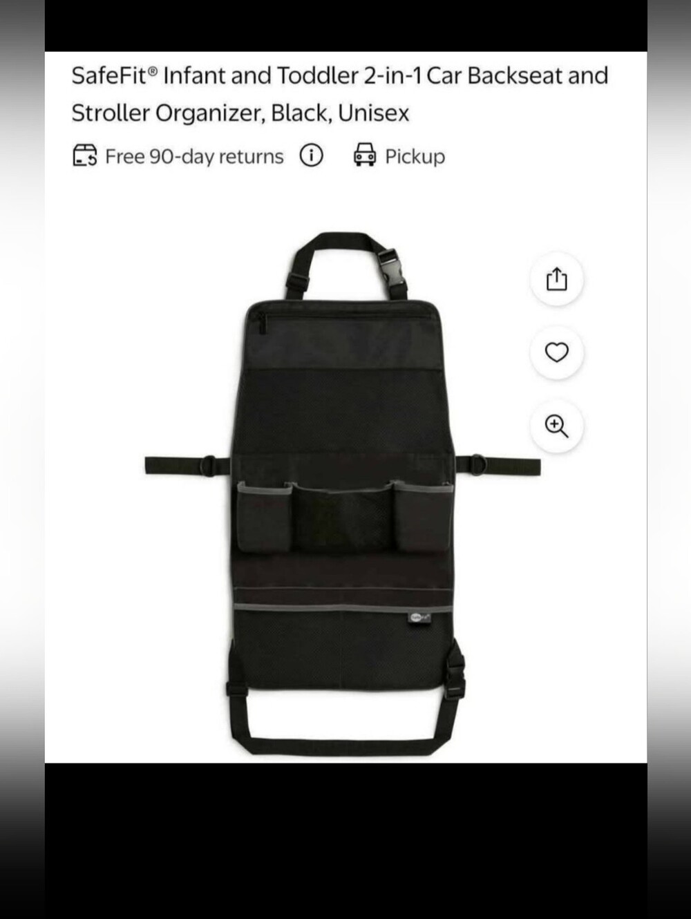 SafeFit brand 2-in-1 organizer - Picture 2 of 3